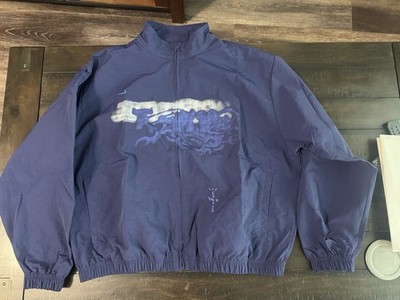 nike cactus jack x fragment tokyo windbreaker zip jacket men's