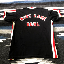 Vintage 60s Russell Southern Co. West Lane Bowl USA american bowling jersey XL