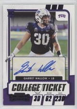 2021 Panini Contenders Draft Picks College Ticket Garret Wallow #254 Auto 0q0m