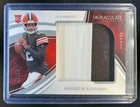 2025 Immaculate Shedeur Sanders Rookie Numbers Patch RC #/10 Browns