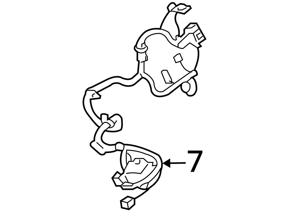 Arnés Saturn GMC Outlook Acadia 2007-2008 ASM STRG COL WRG 25801193 - NUEVO OEM Foto 3 de 3
