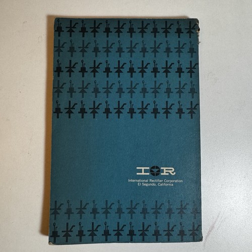INTERNATIONAL RECTIFIER V1 THE CONTROLLED RECTIFIER 1st Edition Paperback 1962 - Afbeelding 2 van 10