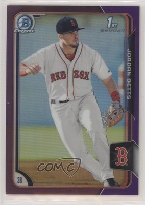 2015 Bowman Chrome Prospects Purple Refractor 94/250 Jordan Betts #BCP64 b1p