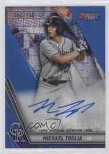 2019 Bowman's Best Blue Refractor 150/150 Michael Toglia #B19-MTO Auto 0re5
