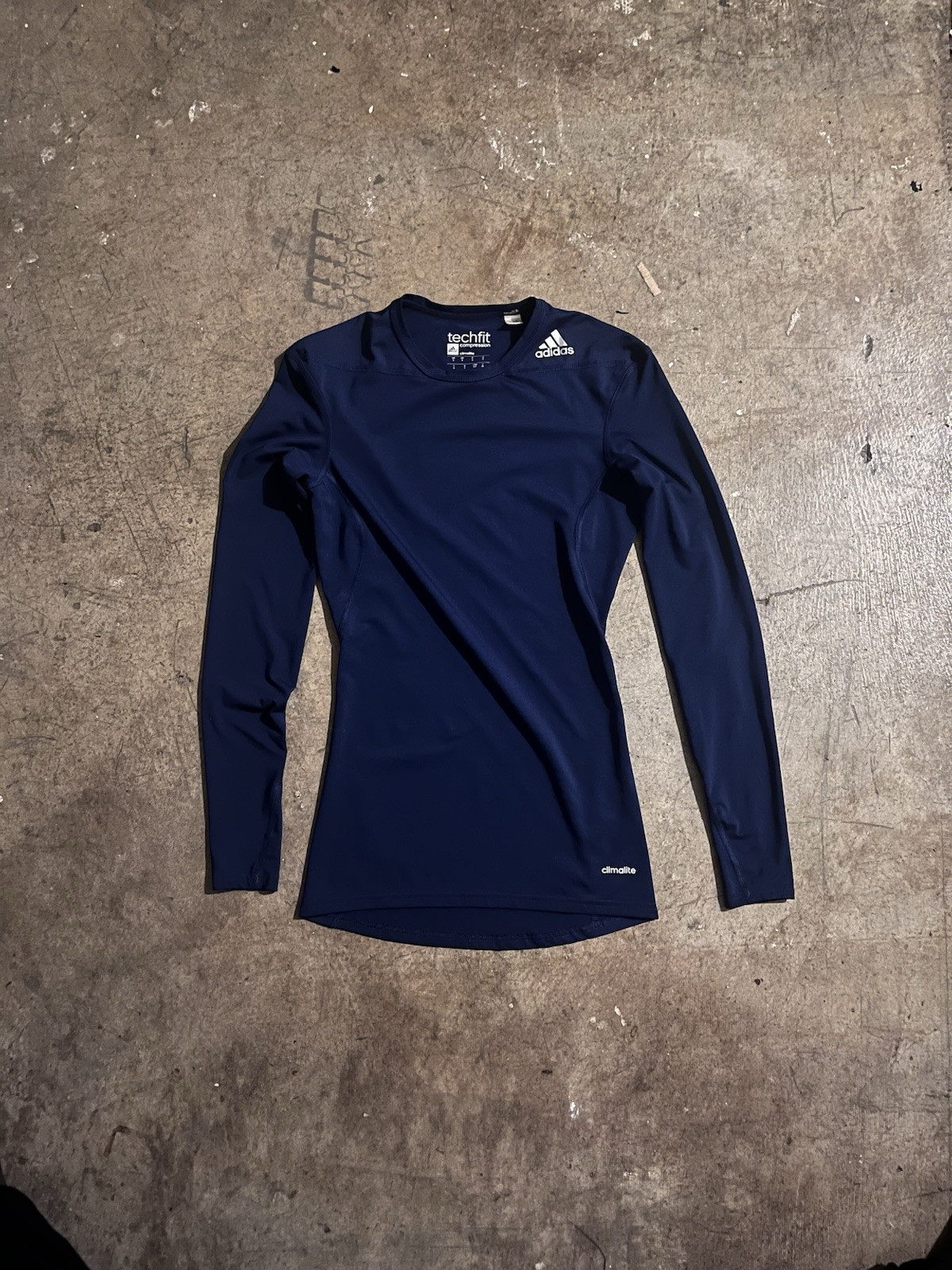 Men's Blue Adidas Performance Compression Shirt  