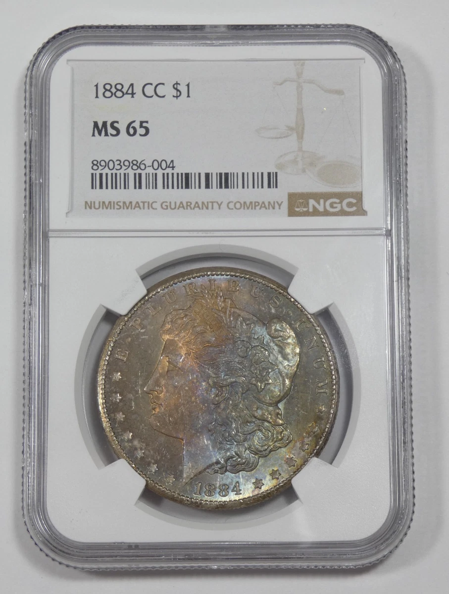 NGC MS65 1884-O モルガンダラー 銀貨 1884 O US Morgan Silver Dollar