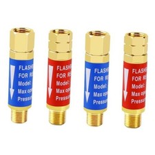 Oxygen Acetylene Flashback Arrestors Set 2-Set Regulator End  9/16-18 Threads