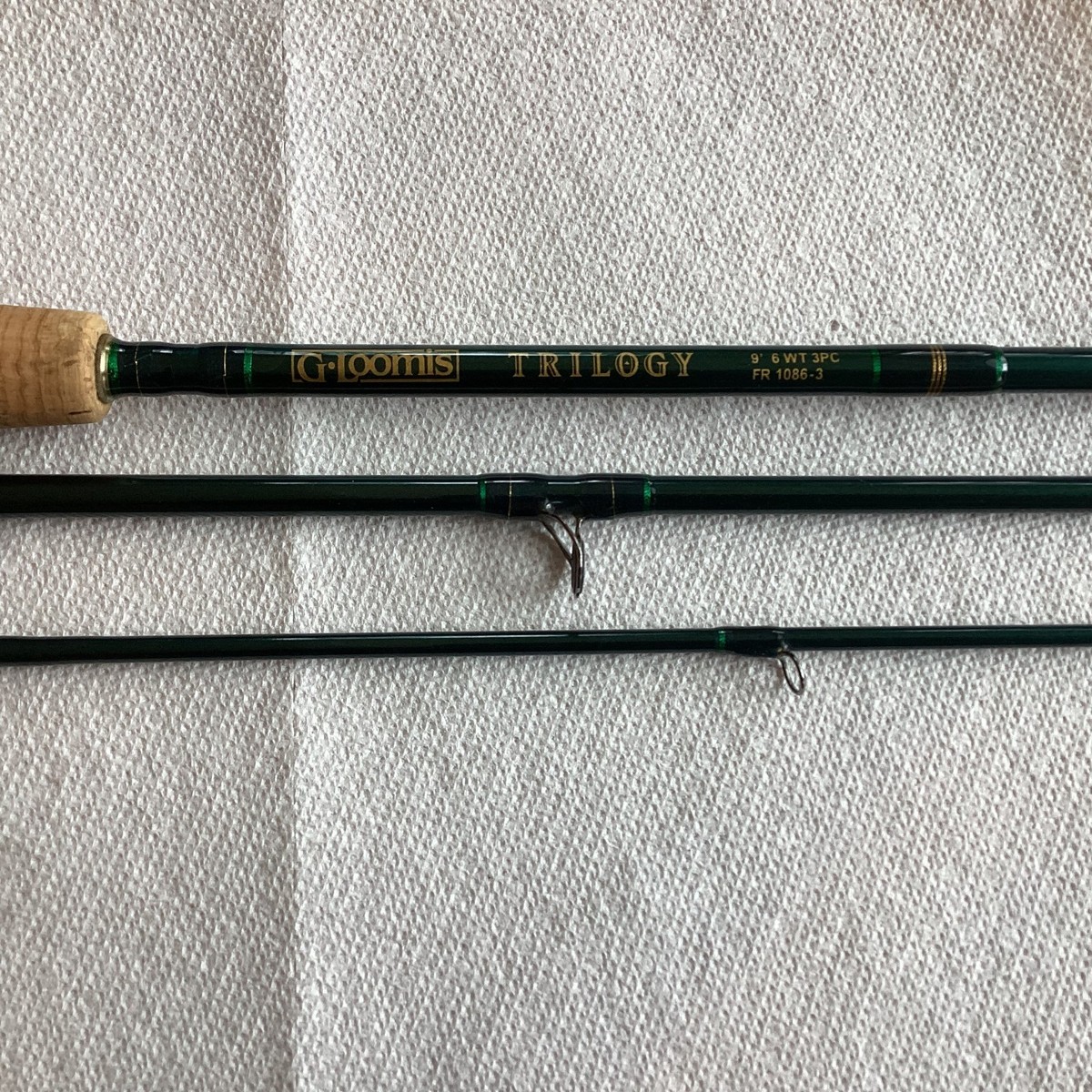 G.Loomis FR1086 Adventure ケース付 フライロッド 釣竿 フィッシング G Loomis Fly Rod FR1086-3 9ft 6wt 3 pc Trilogy Vintage Collector w