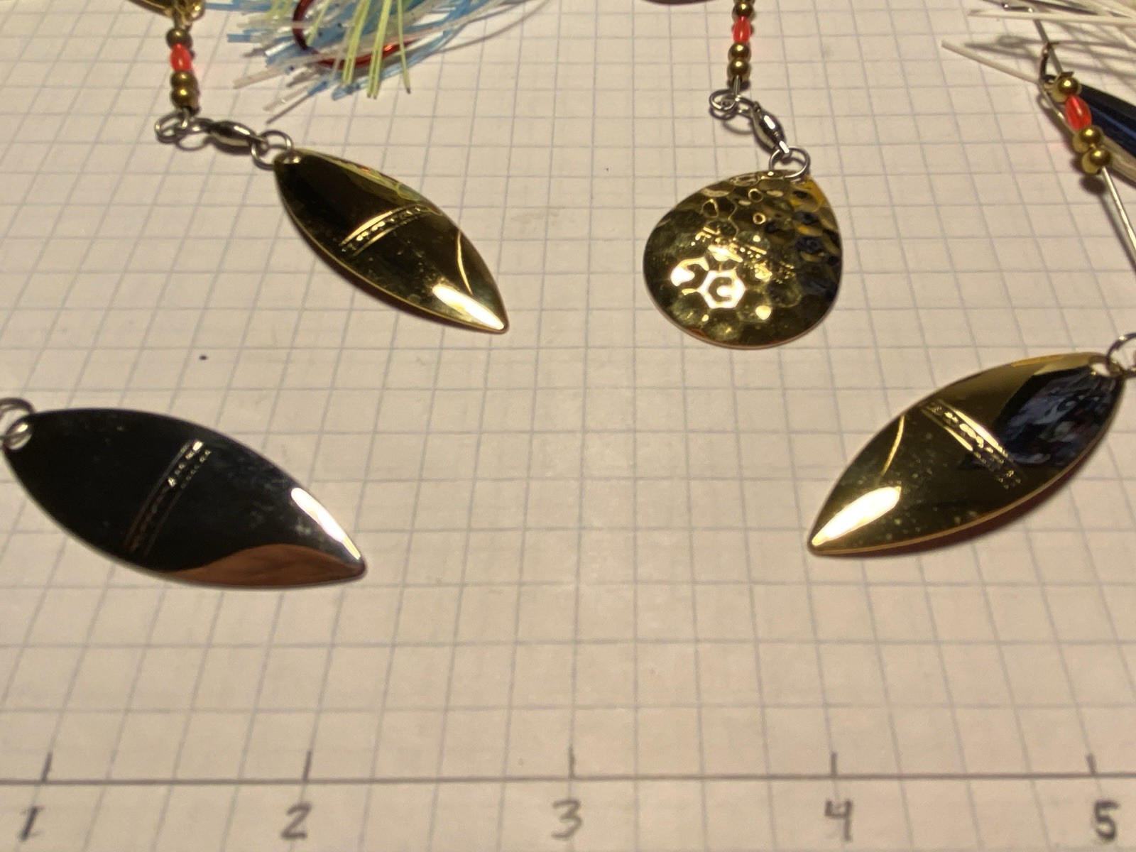 BOOYAH Fishing Lure Spinnerbait Buzzbait VTG Bait Bass Pike FOUR LURES Tackle - Image 9