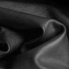 Marine Vinyl Upholstery Faux Leather, Black Grain Faux Leather Upholstery Fab...