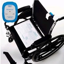 Chair Alarm with 10" X 15" Motion Sensor Pad and Wired Device with Rubber Casing