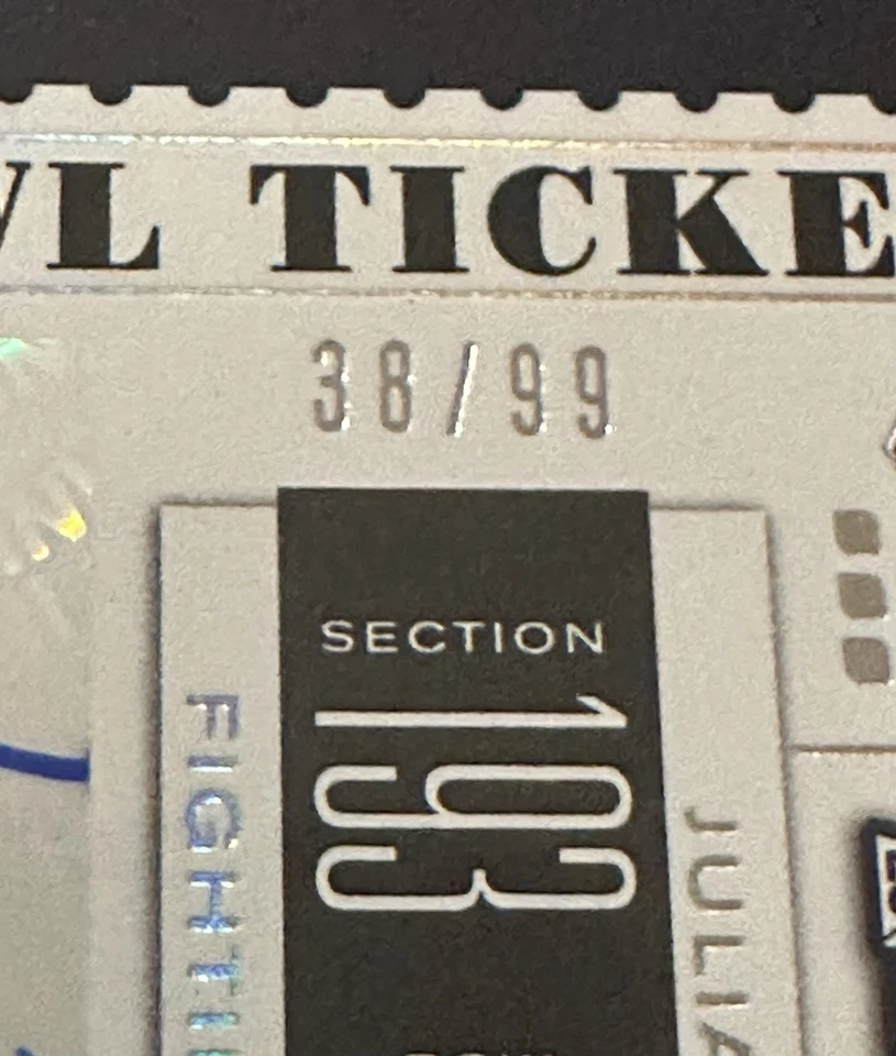 2019 Contenders Draft Picks College Bowl Ticket /99 Julian Love RC Auto Giants - Image 3 of 4