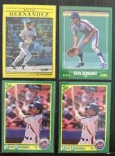 KEITH HERNANDEZ  - Qty 4 Card Lot - New York Mets