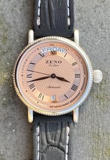 Zeno-Watch Basel De Luxe Day Date automatico quadrante salmone