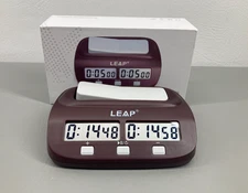 LEAP Digital Chess Timer w/ Delay and Bonus Model PQ9907S