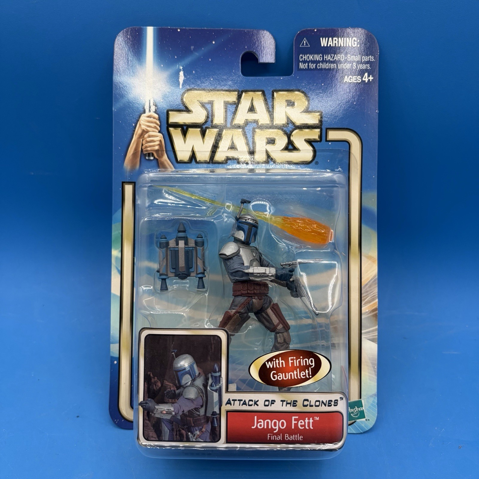 Star Wars Attack of the Clones Jango Fett Final Battle Hasbr