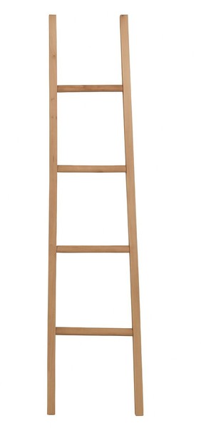 Biscottini Scala Portasciugamani Aus Holz Naturale Shabby Chic 150X35-image