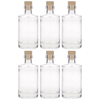 6X 350Ml Glasflasche Klarglas Mit Griffkorken FüR ÖL