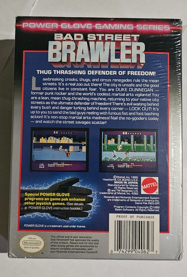 Bad Street Brawler NES (CIB) includes manual and pictured inserts - Image 3 of 4
