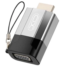 XO Video Adapter HDMI to VGA 1080p resolution, Grey