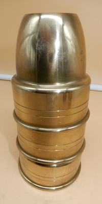 El Duco Set of 3 BRASS CUPS magician magic tricks 3.5''T br