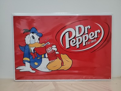 Rare Dr Pepper Metal Sign Retro 