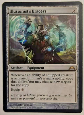 Illusionist's Bracers MTG Gatecrash GTC Rare Equipment MP
