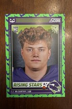 2024 Panini Score-A-Treat - Rising Stars J.J. McCarthy #19 Green Bats (RC)