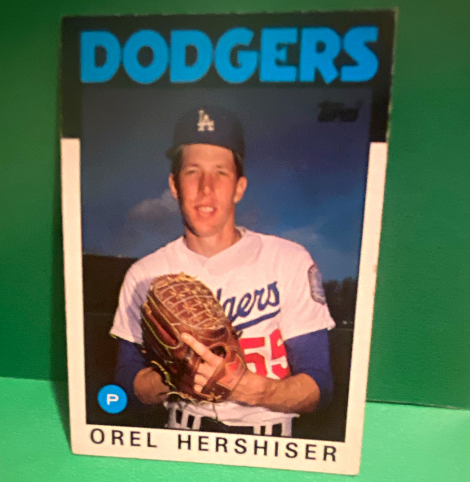 Topps 1981 Topps Orel Hershiser #55 Los Angeles Dodgers Rookie Card