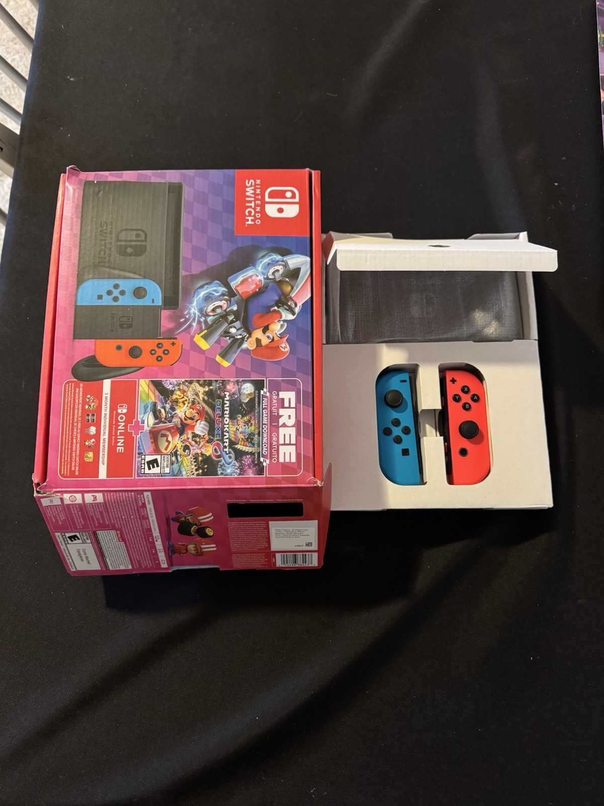 (Barely Used) Nintendo Switch Console w/ Original Accs, Box, and 128gb SD Card