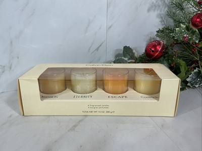 Calvin Klein Scented Candle Set Of 4 New Sealed~Assorted Perfumed Scents