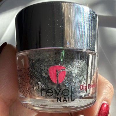 Revel Nail Dip Powder - D498 Breezeway - Slightly Used Glitter - 0.5 oz