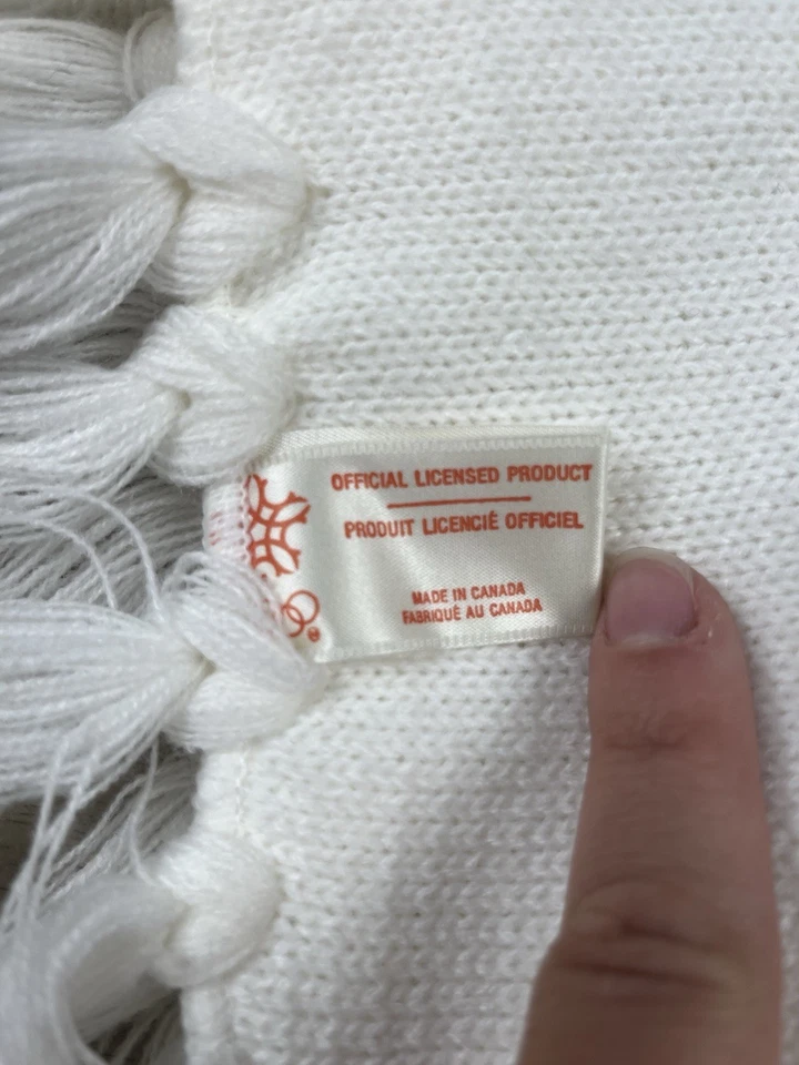 Vintage 1988 Calgary Canada Winter Olympics  Hat Beanie W/ Matching Scarf Adult - Image 3 of 4