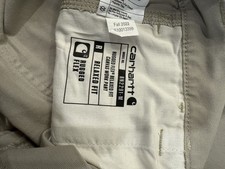 Carhartt Rugged Flex Relaxed Fit Canvas Work Pants khaki Men's 36x30