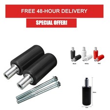 Frame Sliders for Motorcycle Anti Crash Protector - Black 5x10cm