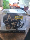 Taysom Hill Signed New Orleans Saints Riddell Mini AMP Helmet BAS Authenticated