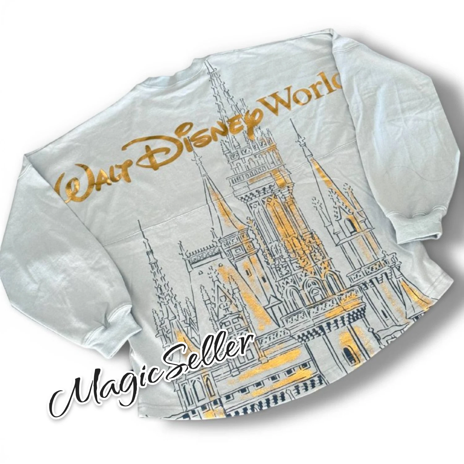 Disney Cinderella Castle Spirit Jersey Fireworks Walt Disney World ADULT Size XL