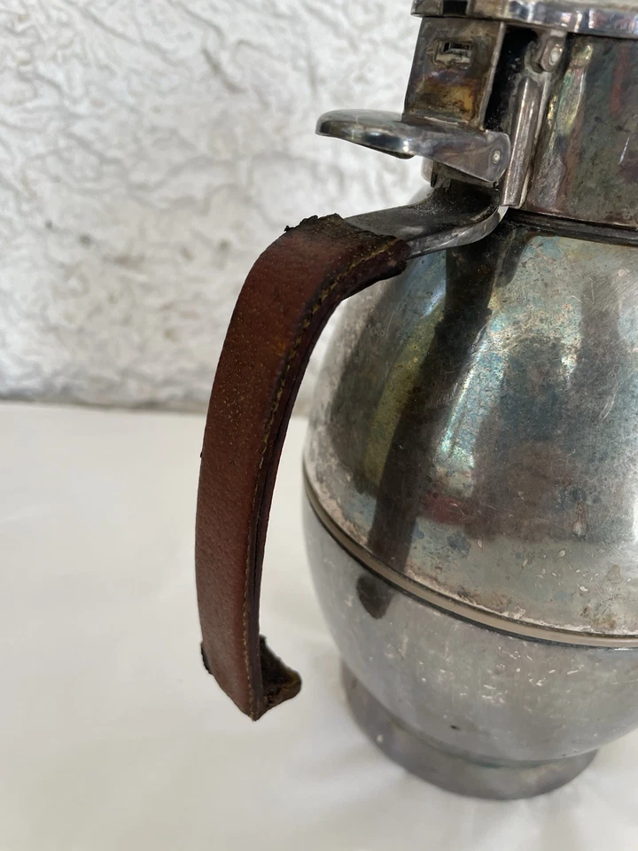 pichet isotherme Ancien Thermos à café métal argenté Allemagne vintage/7203V 1+L - Photo 3/4