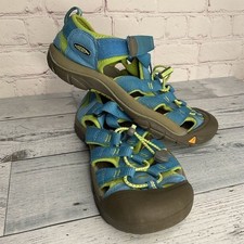 Keen Newport Aqua Blue Waterproof Hiking Slip On Sandals Big Kids Size 5 China