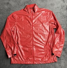 Nike better World Storm Proof Water Resistance Full-Zip Red Jacket Size Large