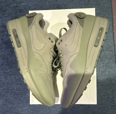 Nike Air Max 1 V SP Patch Steel Green Men's Low Top Sneakers 704901-300