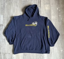 Billabong Y2K Hoodie Size 2XL Surf Navy Blue Sleeve Hits Measurements Pictured