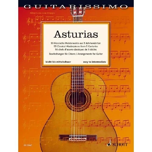 Musiknoten Noten Asturias 55 klassische Meisterwerke für Gitarre - Bild 1 von 4