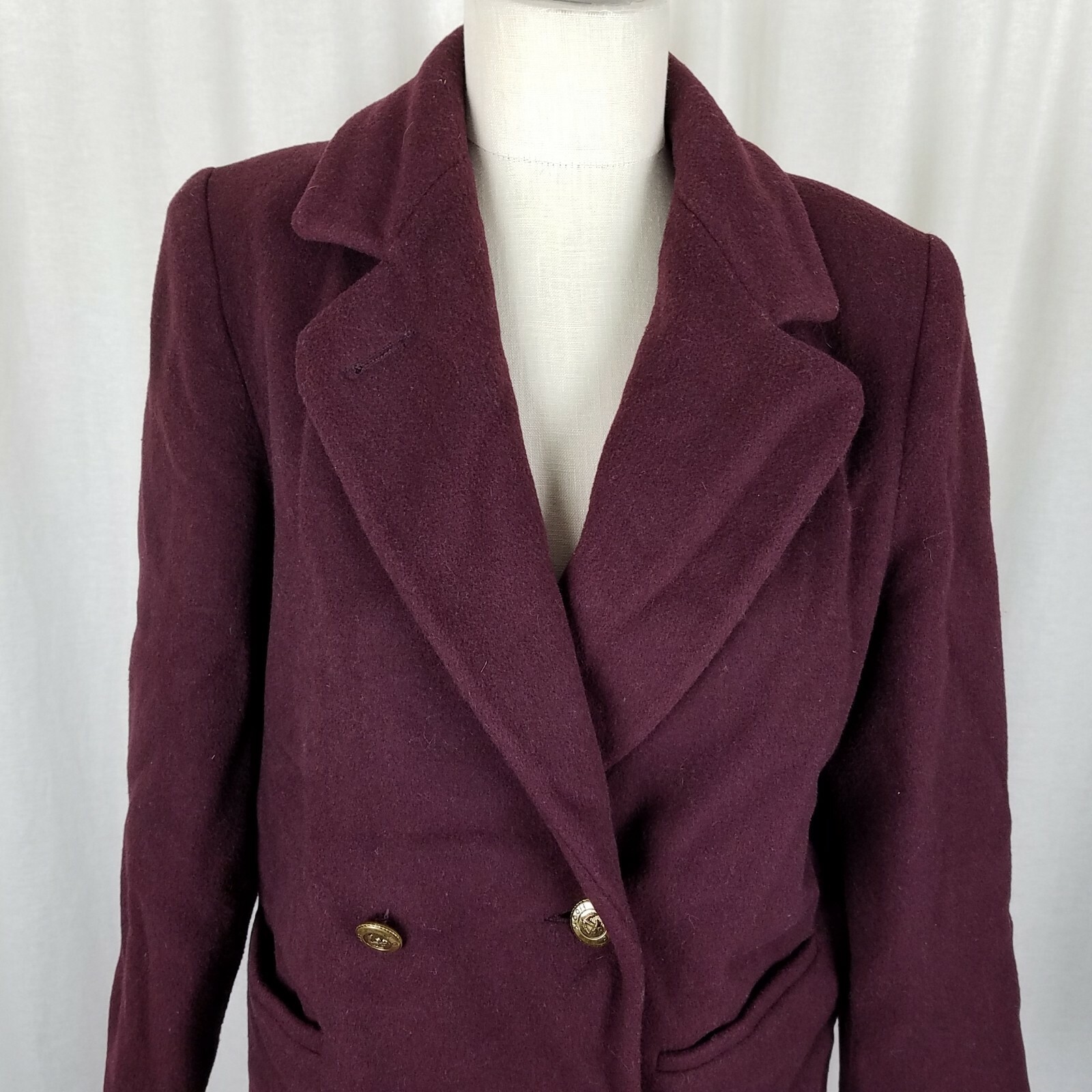 JG Hook Double Breasted Winter Wool Military Shor… - image 2