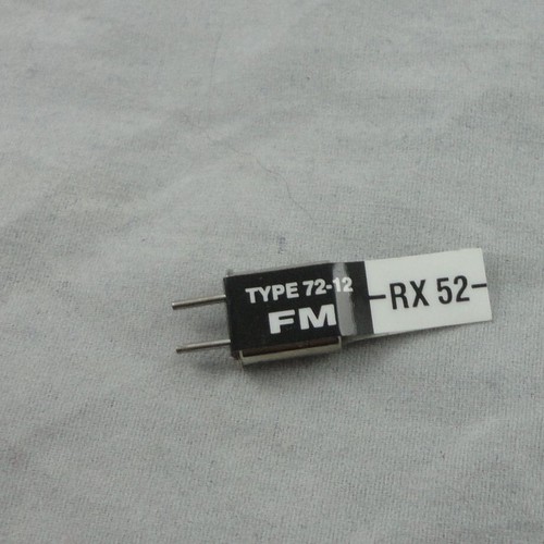 Futaba 72Mhz FM 72-12 Short Type Receiver Crystal 72.830Mhz Channel 52 ...