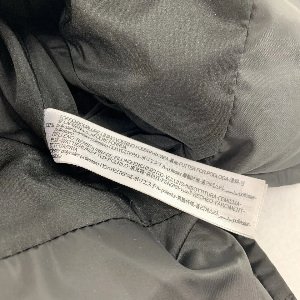 Zara Cropped Puffer Coat Size Medium Womens Dark Gray Winter Cold Weather Jacket - Image 4 of 4