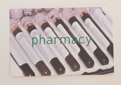 Original Business Card Pharmacy London England UK Notting Hill Gate