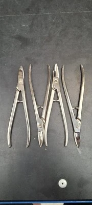 Erdi By Bessey Germany U73 7" Curved Jewler's Snip Quad Pack RRP £33.96