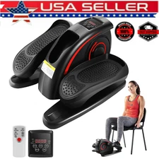 Under Desk Elliptical Machine Electric Pedal Bike Exerciser Trainer for Seniors