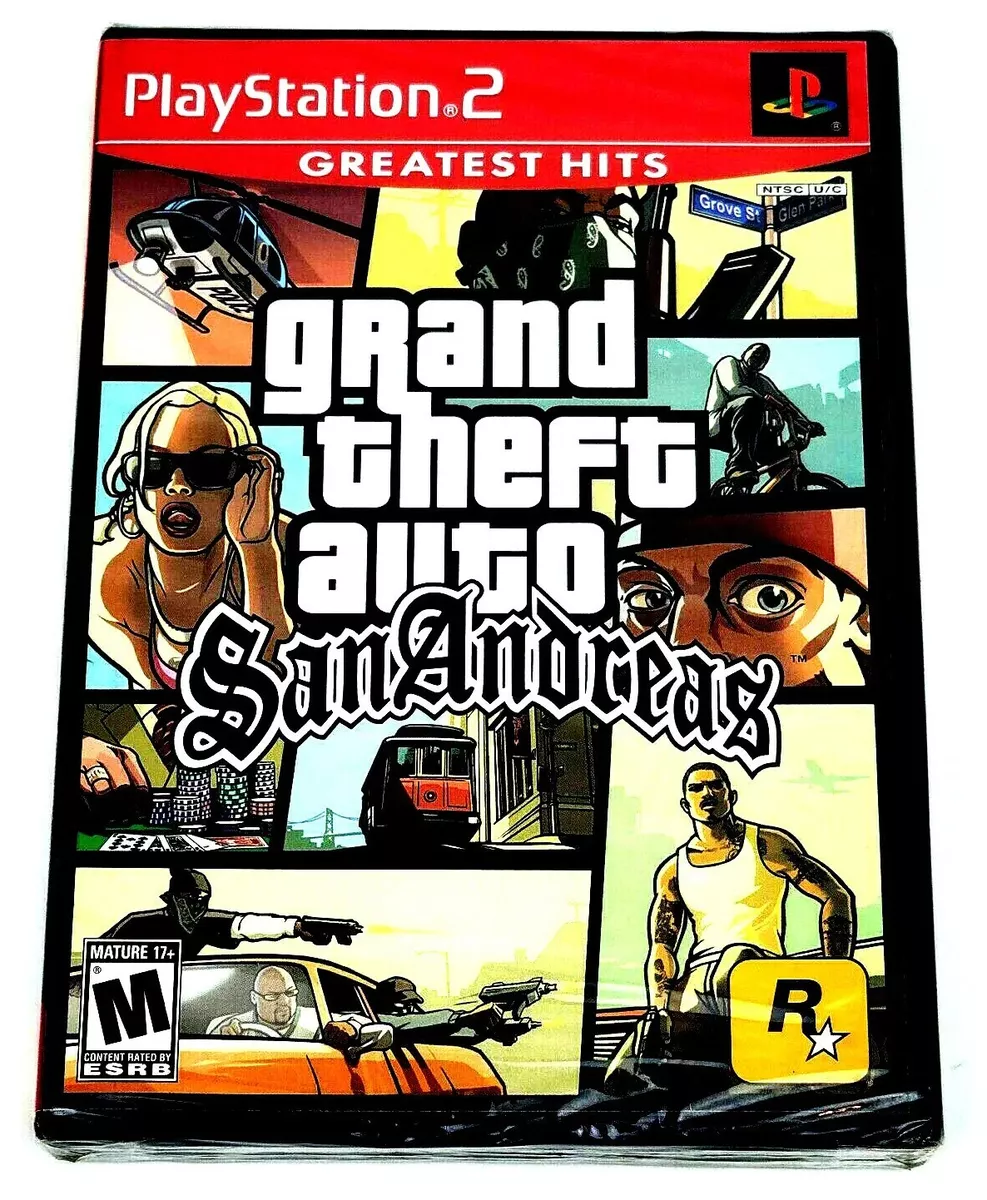 Grand Theft Auto: San Andreas GTA PS2 Greatest Hits Version ~ New